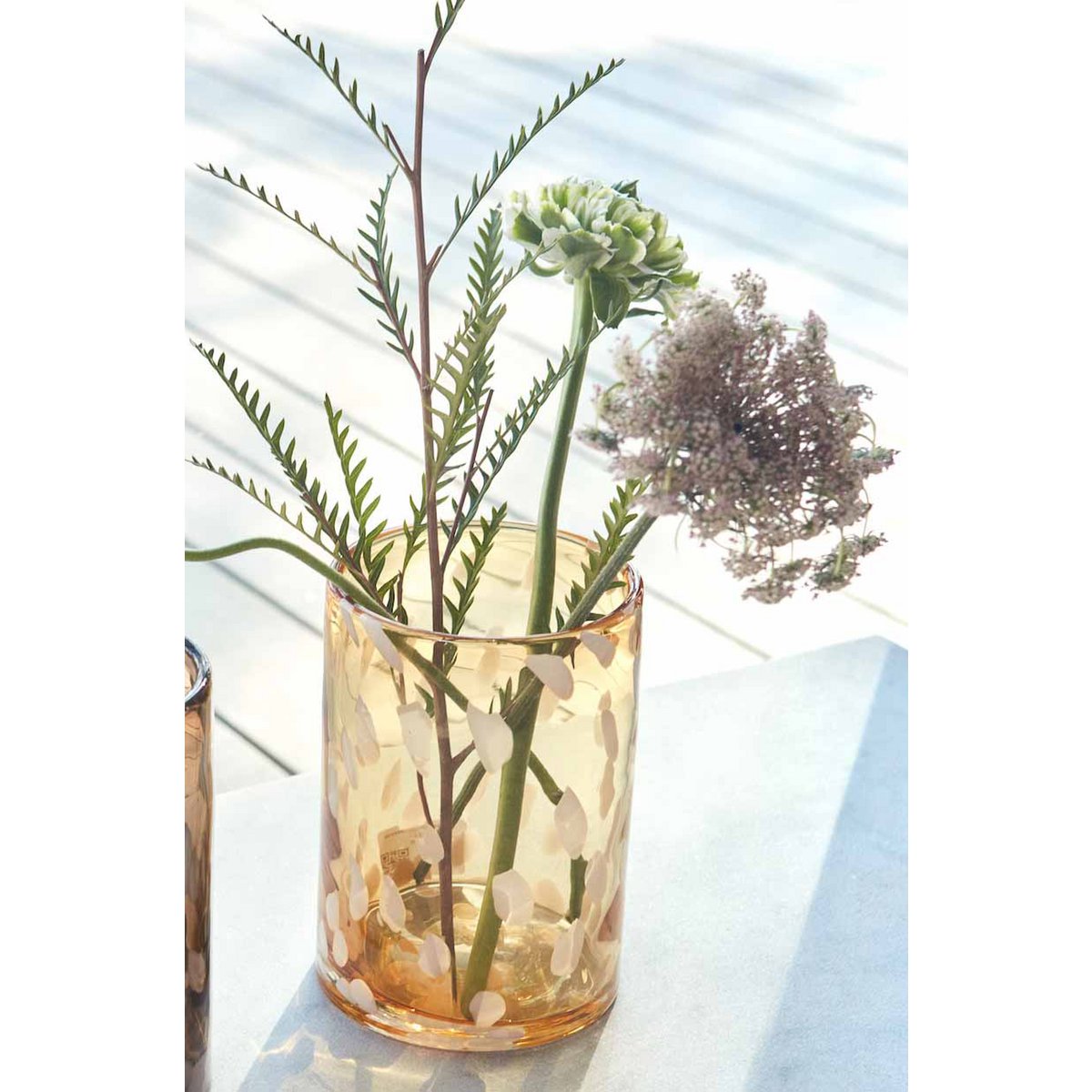 The Honeylight Glass Vase