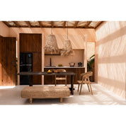 De Abaca Jelly Fish-hanger - Naturel - L