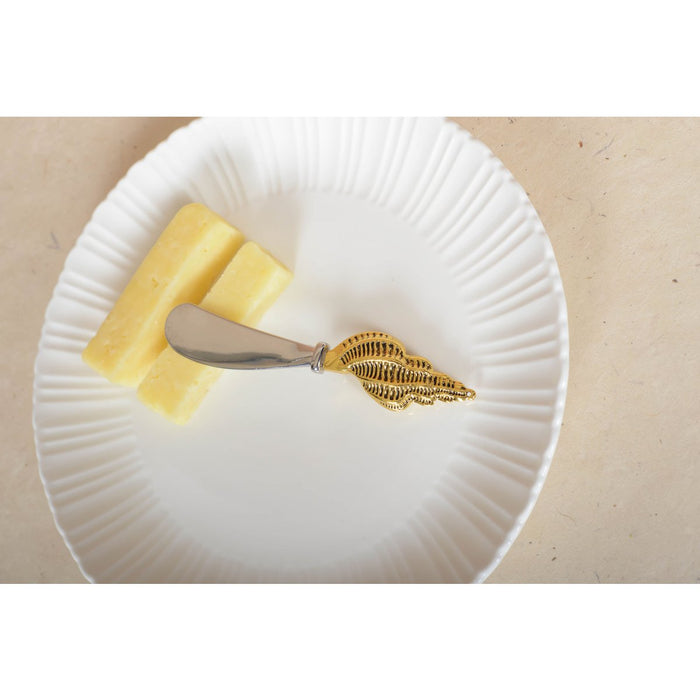 GOUDEN SCHELPENSPREIDING - SET VAN 2