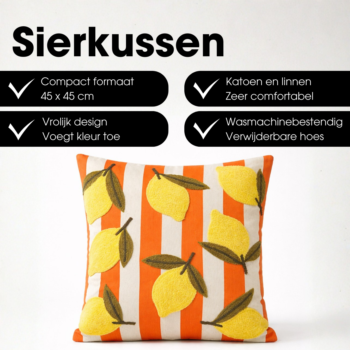 Decorative cushion Off-white