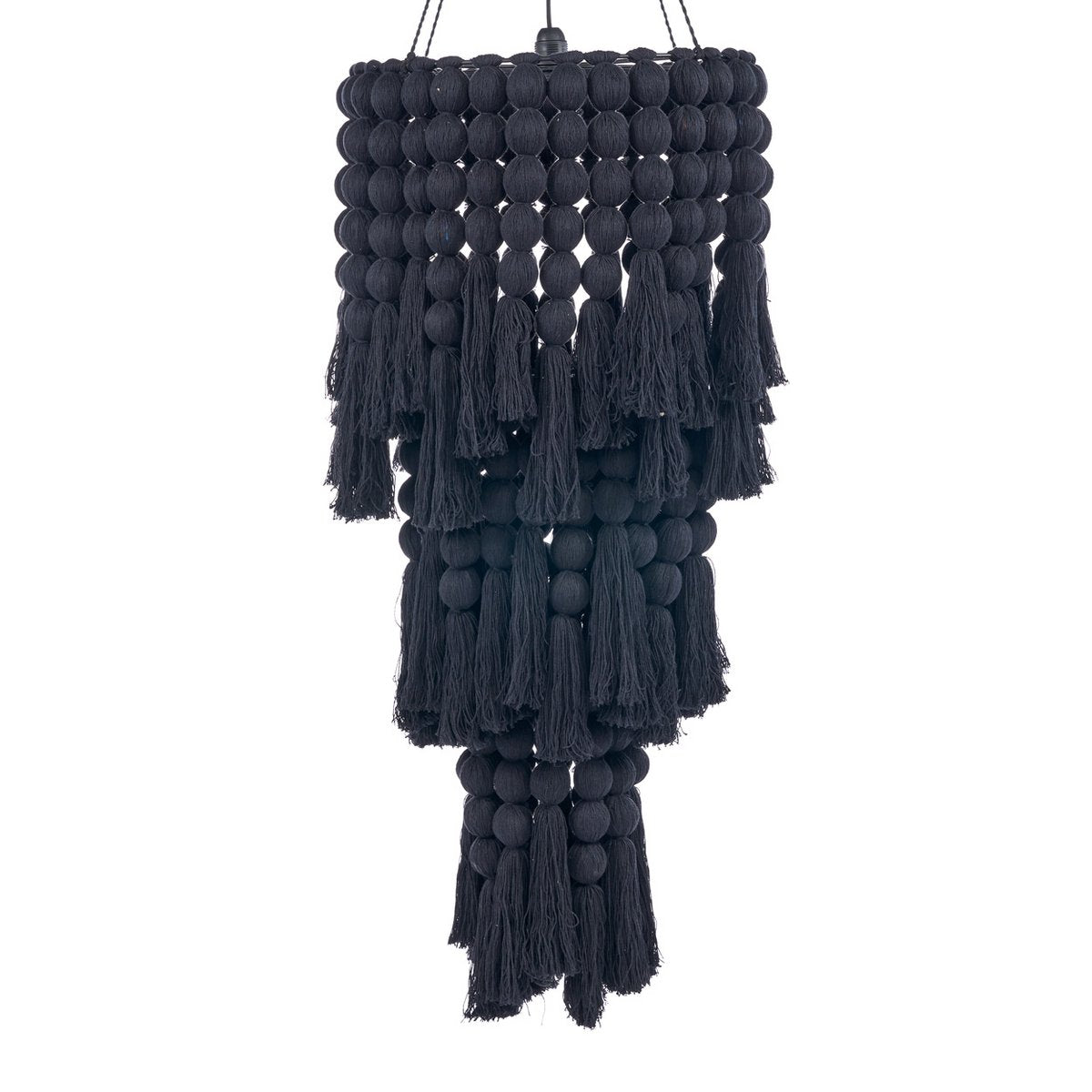 The Nomad Cotton Chandelier - Black - XL