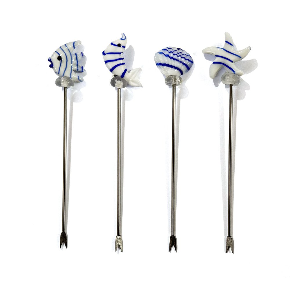 Sea aperitif spikes - Lot of 4
