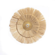 De dubbele problemen muurlamp - natuurlijk goud - m