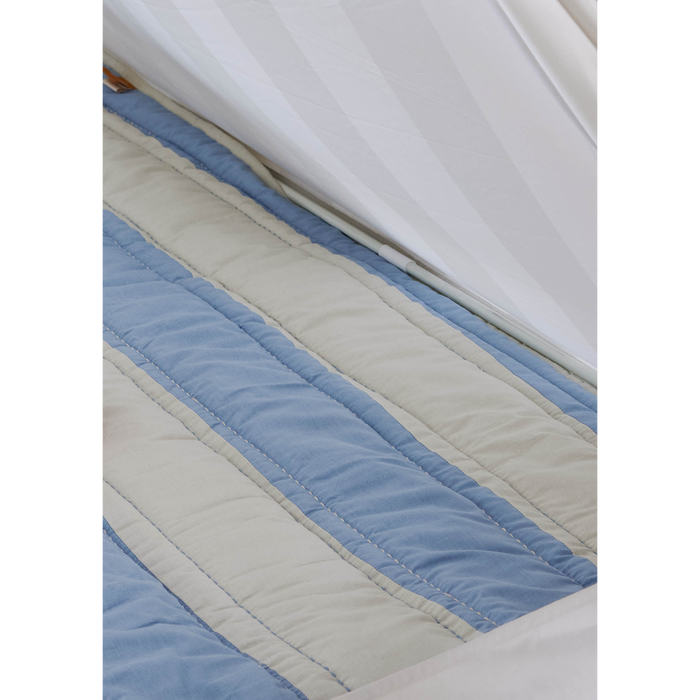 Striped Quilted Blanket