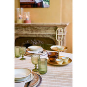 Wine Glass Light Green Glass