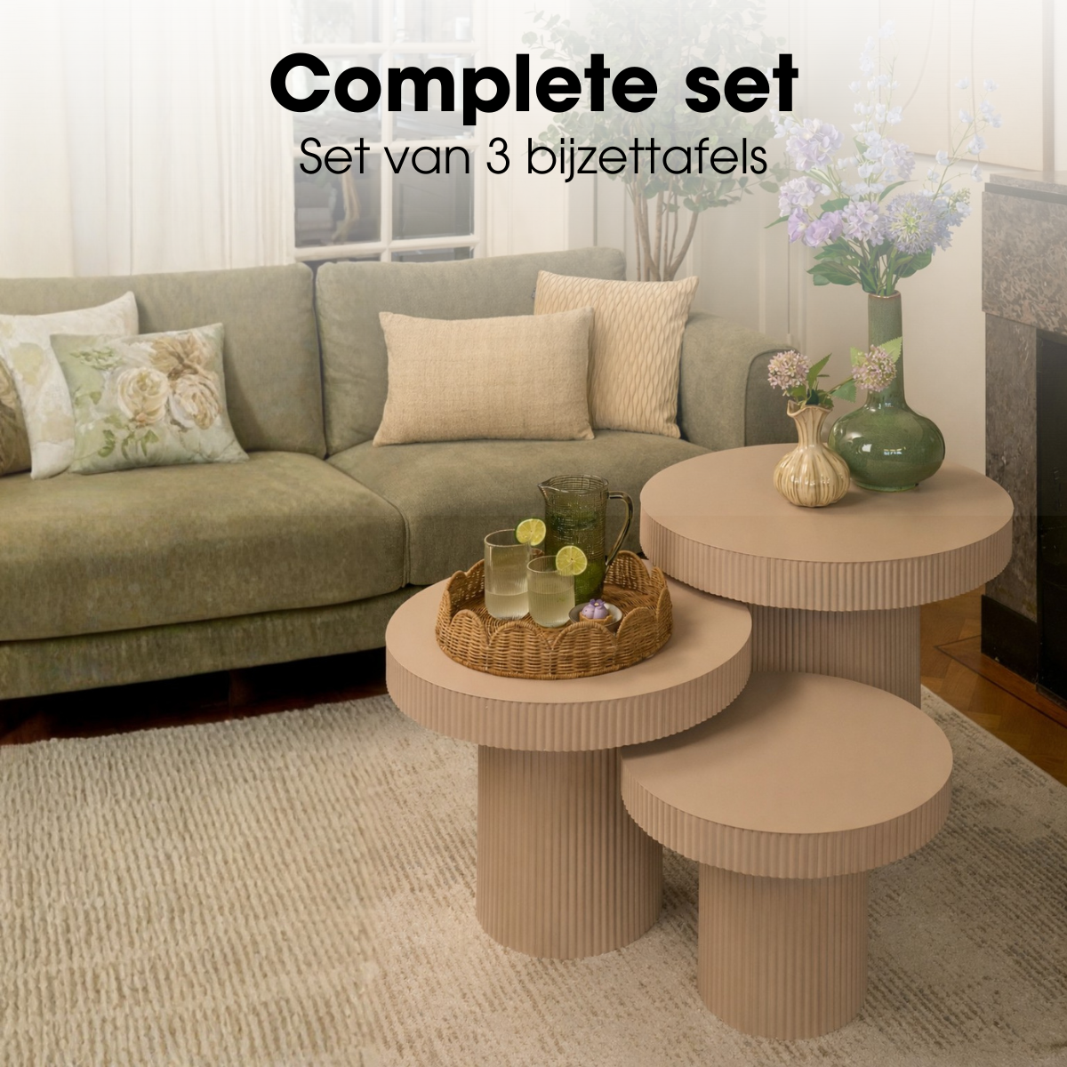 Side table Lux Light brown