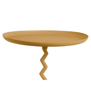 Mustard Yellow Zig Zag Side Table - Medium