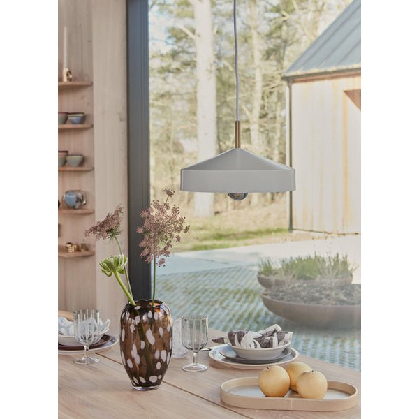 The Cacao Glass Vase - Medium