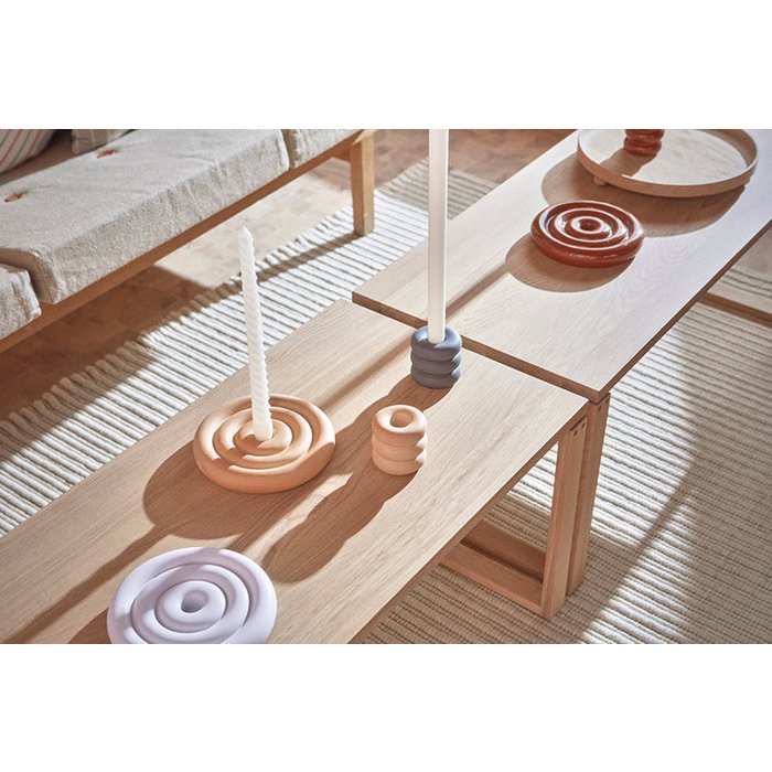 Savi Ceramic Candleholder - Low