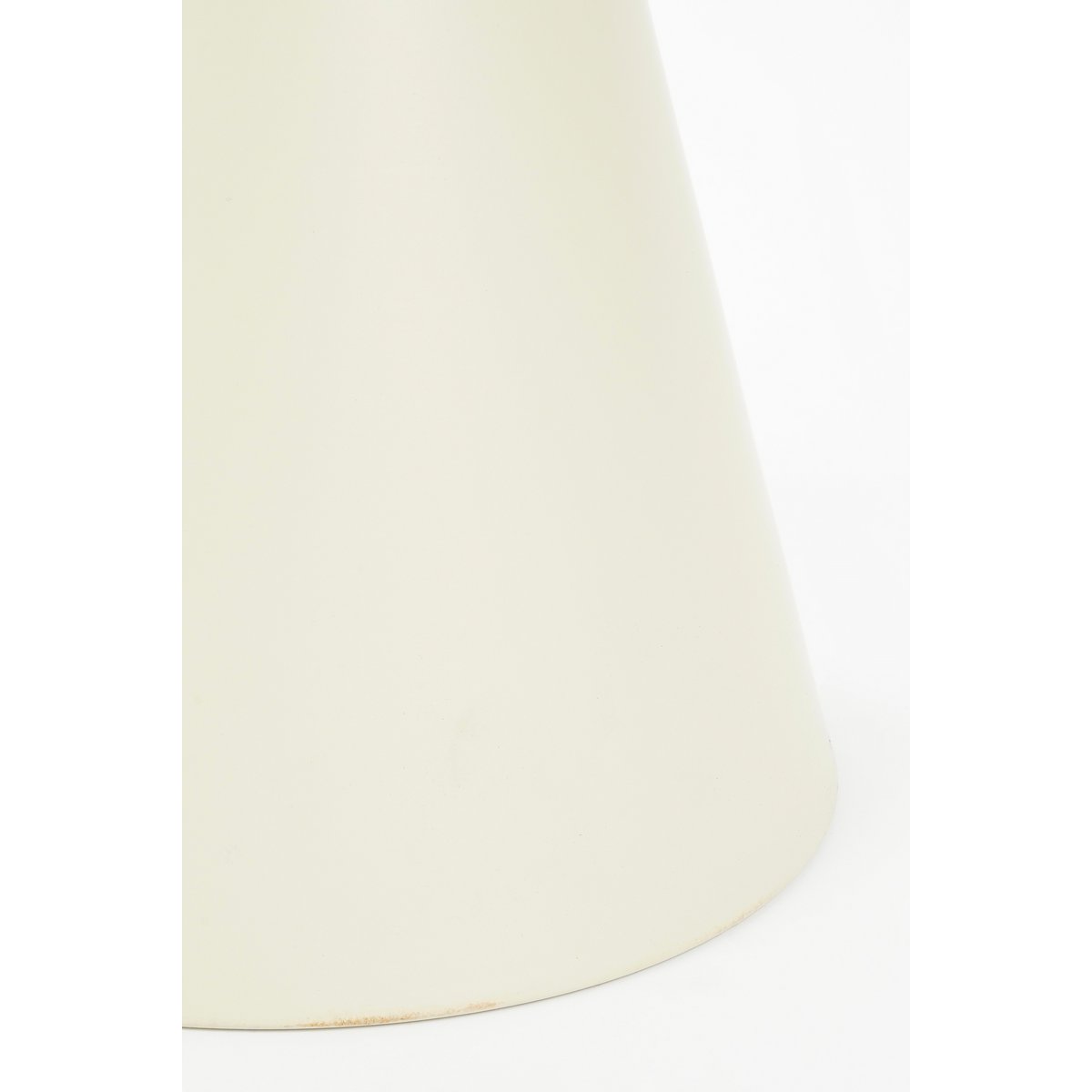 Jim Side table - H45 x Ø31 cm - Iron - Off -White