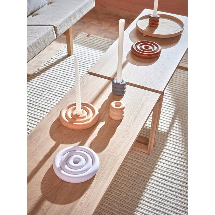 Savi Ceramic Candleholder - Low