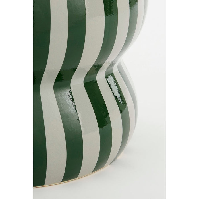 Skipper Side table - H40 x Ø35 cm - Ceramic - Green