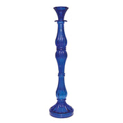 Blue candlestick large model H41cm
