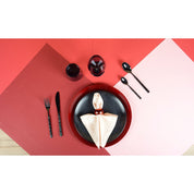 BLACK WATER GLASSES - SET OF 6