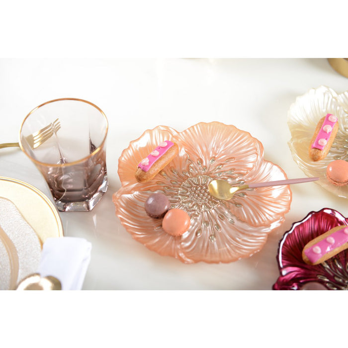 Zalm Perzik Bloem Dessertbord