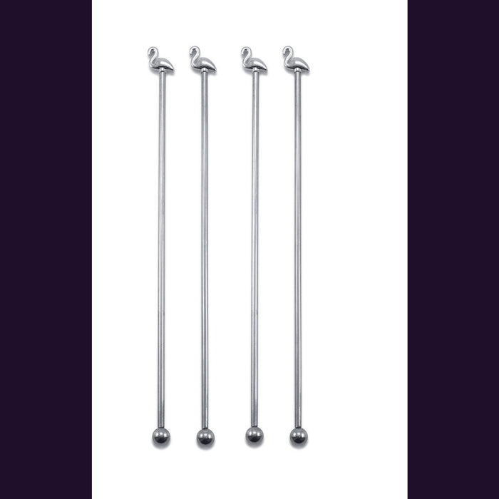FLAMING PINK TOUILLERS - SET OF 4