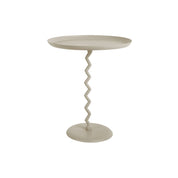 Cream Zig Zag Side Table - Large