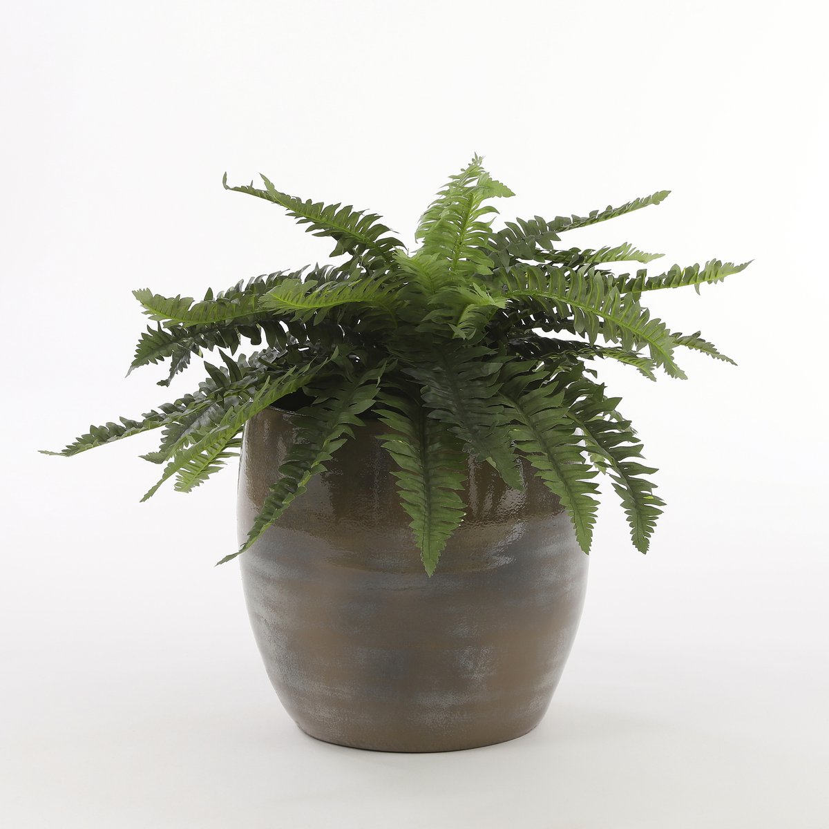 Artificial fern plant in flower pot Stan - H40 x Ø70 cm - Green