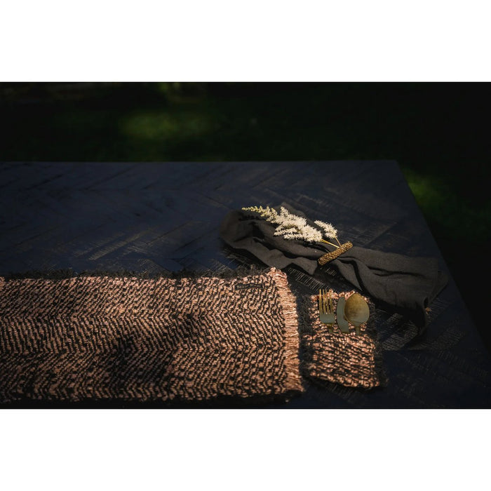 De Oh My Gee Placemat - Zwart Koper - Set van 4