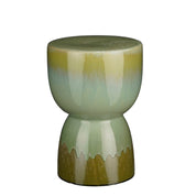 Lucien Bijzettafel - H37 x Ø26 cm - Keramiek - Groen