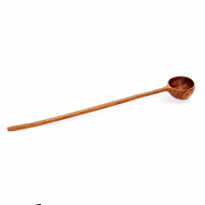 De Teakworteldoseerlepel