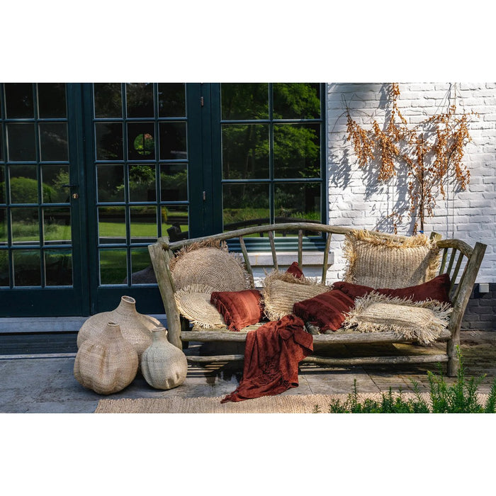 The Oh My Gee Cushion Cover - Burgundy Velvet - 35x100