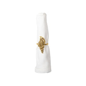 Golden Shell Napkin Rings - Set of 4