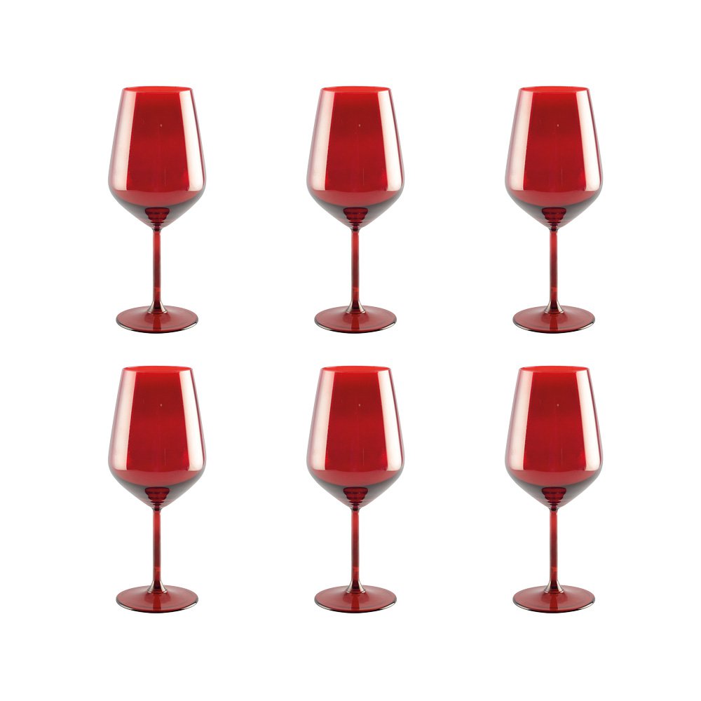 Red wine glasses - Lot of 6