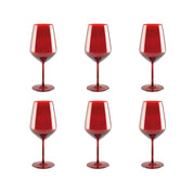 Red wine glasses - Lot of 6
