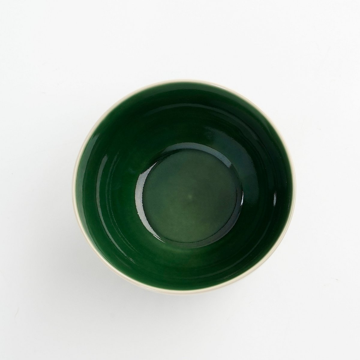 Elice Schaal - Ø14 cm - Keramiek - Groen