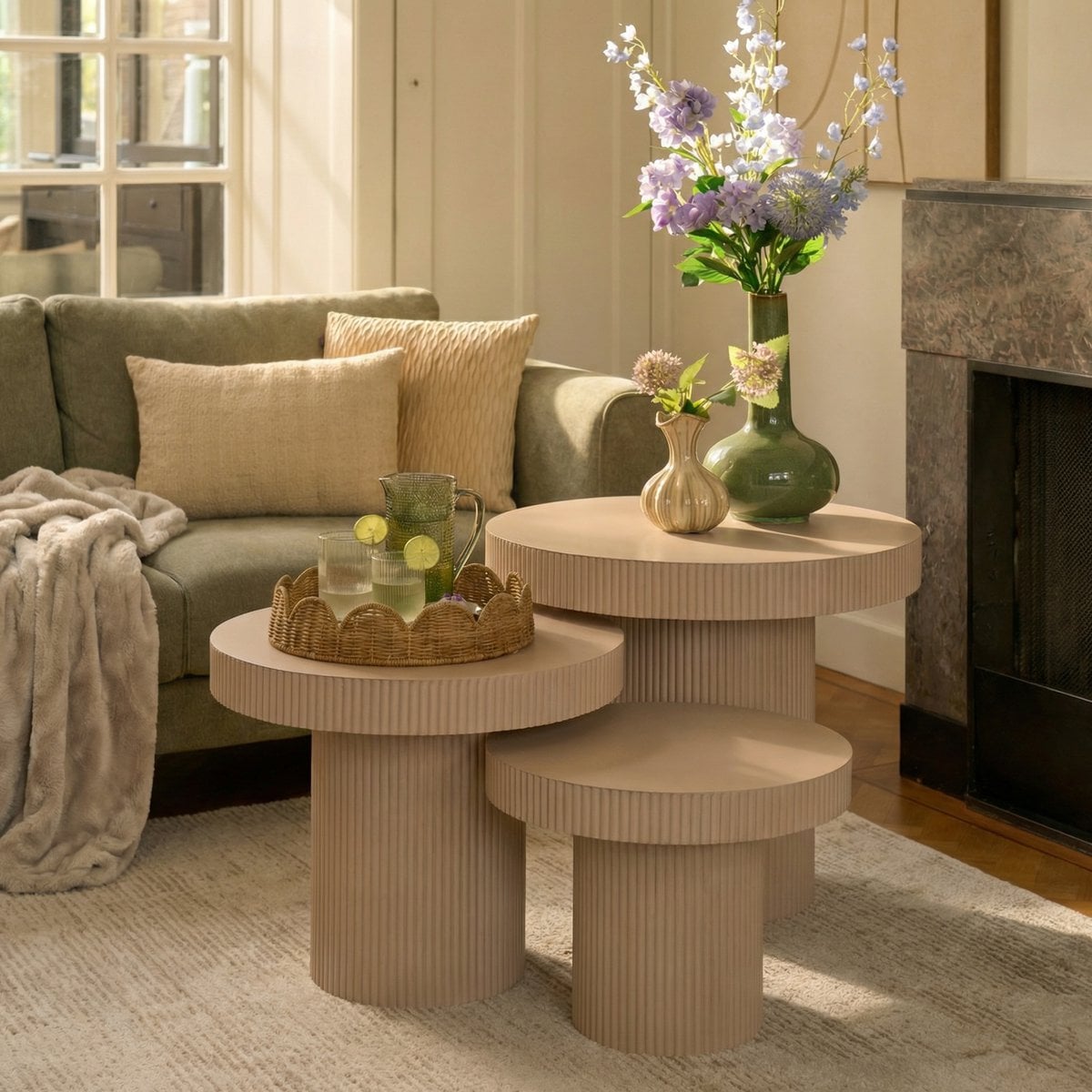 Side table Lux Light brown