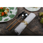LEAF NAPKIN RING - SET OF 4