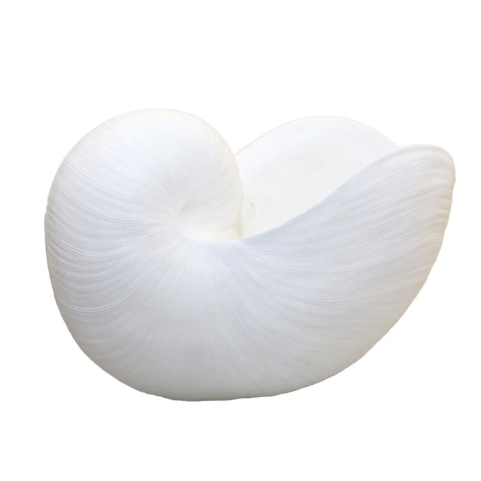 Decorative white shell 29x16.5x20.5cm