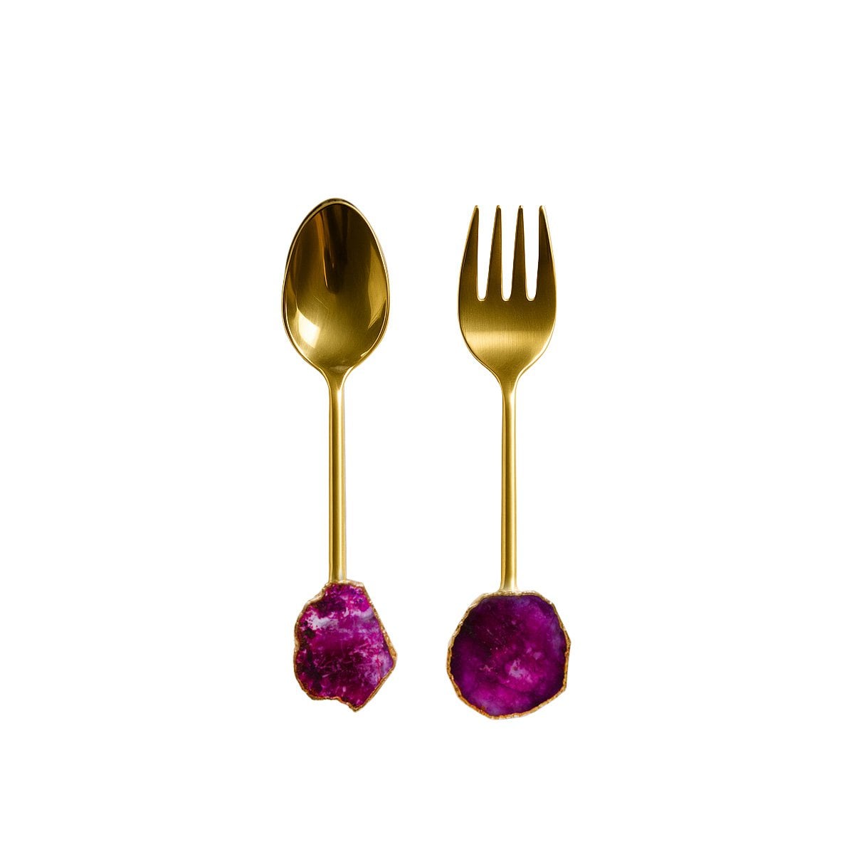 Golden salad covers Pierre Agate Rose