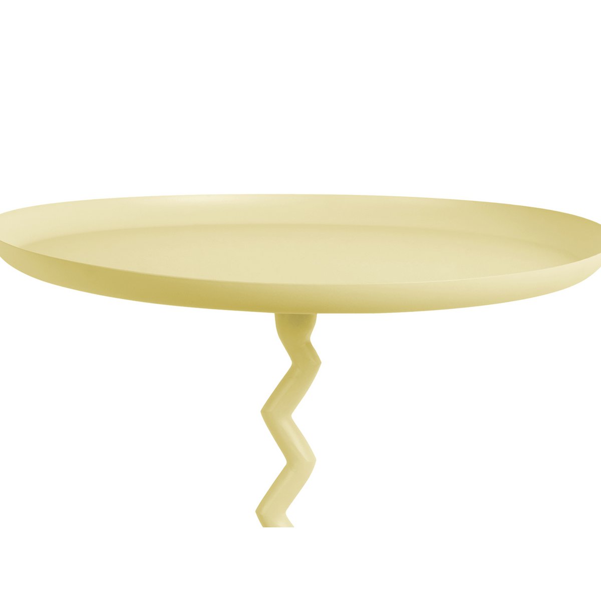 Yellow Zig Zag Side Table - Medium
