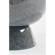 James Bloempot op Standaard - H22 x Ø19 cm - Metaal - Grijs