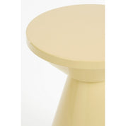 Jim Side table - H45 x Ø31 cm - Iron - Beige