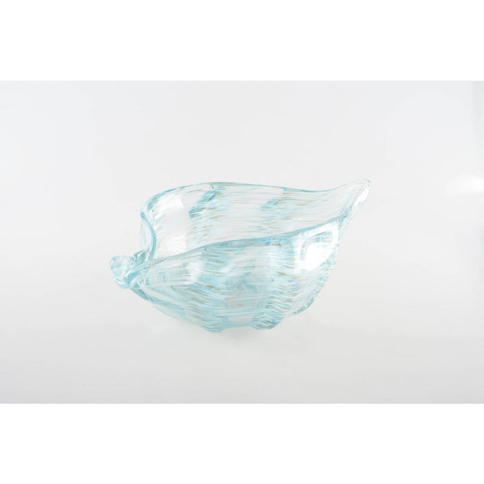 BLAUWE SCHELPEN OCEAAN KOP 29X17.5X9.5CM