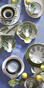 Rhea Dinerbord - Ø28 cm - Keramiek - Groen