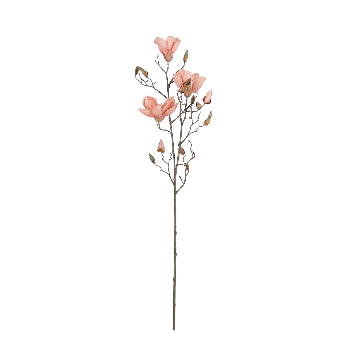 Artificial Magnolia Flower - H88 cm - Peach