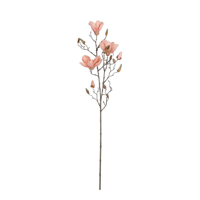 Artificial Magnolia Flower - H88 cm - Peach