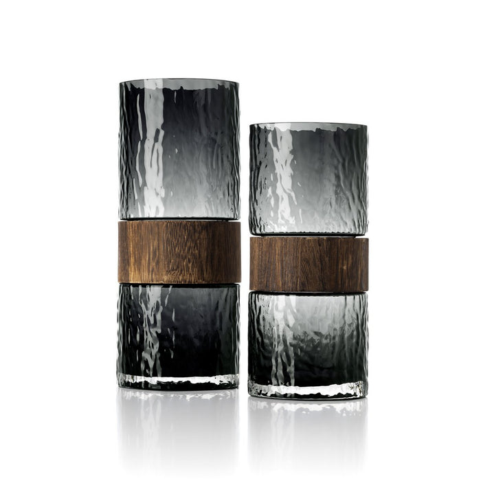 The Wood You Be Mine Vase - Dark Grey - M