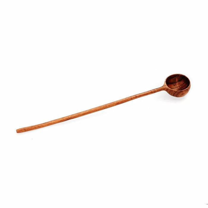 De Teakworteldoseerlepel