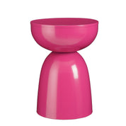 Elliot side table - H45 x Ø32 cm - Iron - Fuchsia