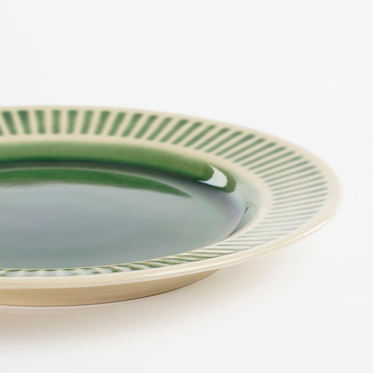 Elice breakfast board - Ø21.5 cm - Ceramics - Green