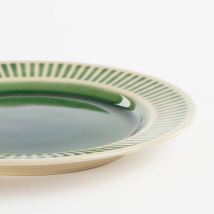 Elice breakfast board - Ø21.5 cm - Ceramics - Green