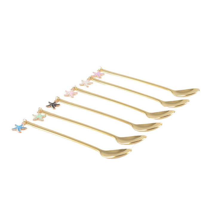 GOUDEN STERLEPELS - SET VAN 6
