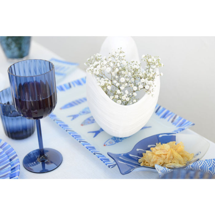 Decorative white shell 29x16.5x20.5cm