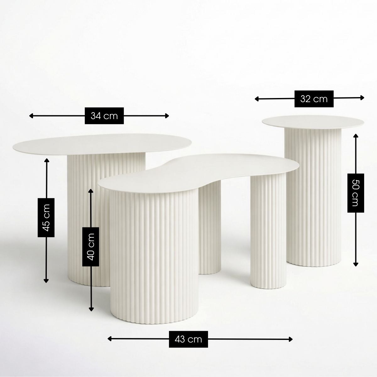 Side table Lux Off-white