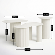 Side table Lux Off-white
